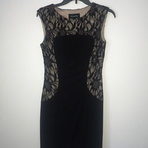 Lace and spandex formal dress